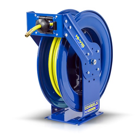 Coxreels TSH-N-375-HV Supreme Duty Spring Rewind Hi-Vis Safety Hose Reel TSH-N-375-HV